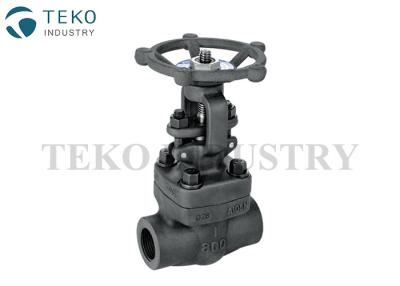 China A105N 2 Inch Forged Steel Valves Flange End Conventional Port For Oil Pipe for sale