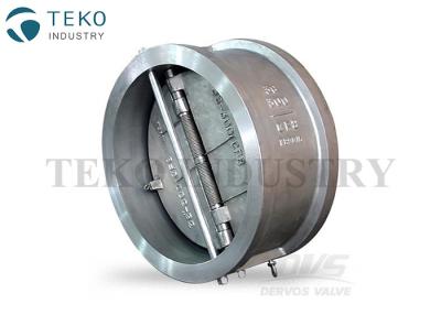 China Dual Plate Wafer Check Valve , Flangeless API594 Standard Wafer Type Check Valve for sale