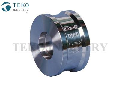 China Flangeless Spring Single Plate Wafer Type Check Valve With No - Slam Operation for sale