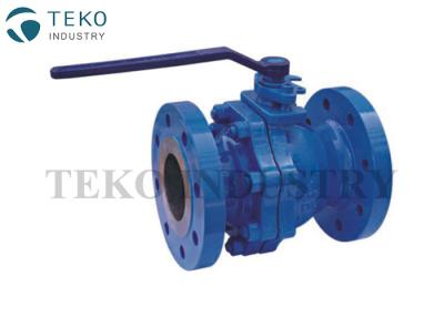 China Floating Ball Design Flanged Ball Valve , CF8 Body RPTFE Seated 2 Inch Ball Valve For WOG for sale