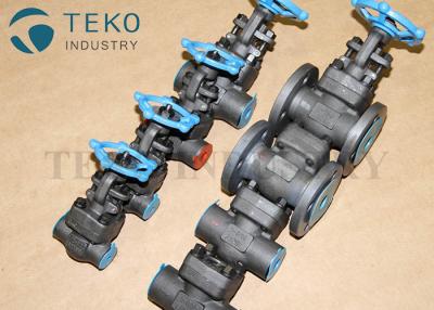 China Full Port Forged Steel Valves , High Pressure Welded Flanged End Bolted Bonnet Gate Valve Class 800 ~ 2500LB for sale