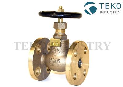 China Flanged End Marine Bronze Globe Valve For Water Purifier JIS F7409 for sale