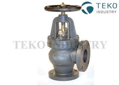 China Cast Iron Material Bolted Bonnet Marine Stop Check Valve JIS F7306 Manual Operated for sale