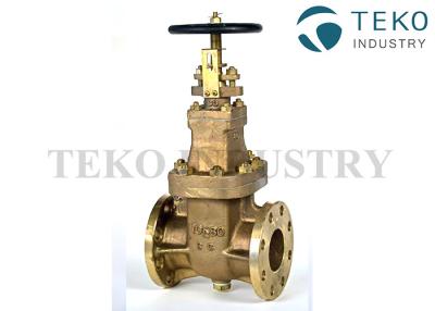 China Non Rising Stem BC6 Material Marine Gate Valve Full Port Manual Operated for sale