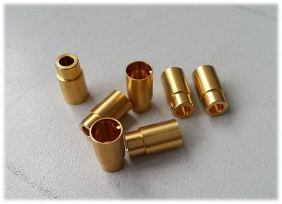 China High Accurate Precise Brass Machined Parts , CNC Turned Parts for Optical Communication for sale