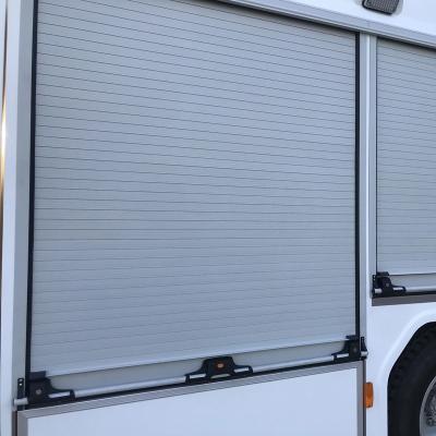 China Outdoor Installed Aluminium Window Roller Shutters (Fire Truck) for sale