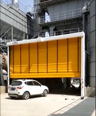 China ISO 9001 Snel stapelende deuren PVC raamstof op rollen Garagedeuren Te koop