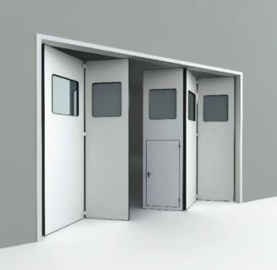 Китай Ручные / автоматические сдвижные складывающиеся двери толщина панели двери 57 мм продается
