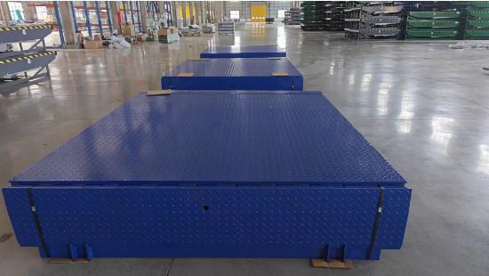 Quality Blue Giant Hydraulic Dock Leveler Automatic Spraying Line Customized Color ISO for sale