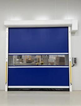 Quality Yellow PVC Fast Acting Roll Up Doors High Speed Roll Up Service Doors for sale