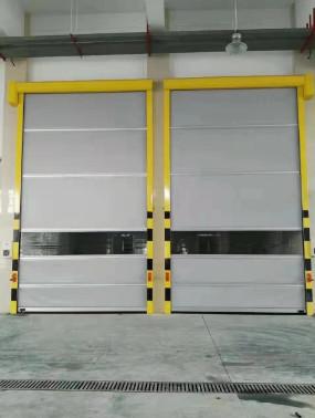 China Automatic Steel High Speed PVC Roll Up Doors For Industrial Plants for sale