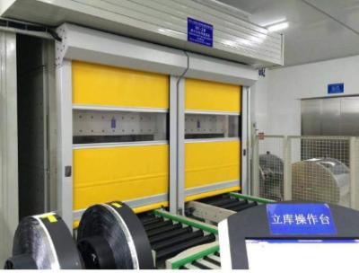 China Assembly Line Fast Roll Up Doors 0.8m/S - 1.2m/s Small Roller Shutter Doors for sale