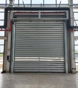 Quality Wind Resistance Industrial Spiral Hard Fast Door High Frequency Opening And for sale