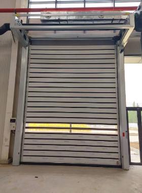 Quality Wind Resistance Industrial Spiral Hard Fast Door High Frequency Opening And for sale