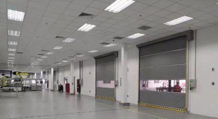 Quality PVC Fabric Roll Up Doors Automatic Fast Acting Roller Doors Industrial for sale