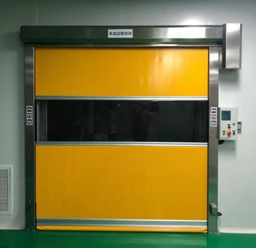 China Puertas industriales de rodadura rápida de acero inoxidable para la logística de almacenes ISO 9001 en venta