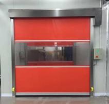 China Infrared Security System Industrial Fast Door High Speed PVC Roller Doors for sale