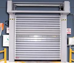 China Aluminiumlegierung Hochgeschwindigkeitsspirale Tür Hart schnelle Rollerläden Tür ISO 9001 zu verkaufen