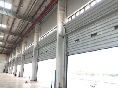 China Heavy Duty Outdoor Industrial Sectional Doors Logistics Industrial Security Door for sale