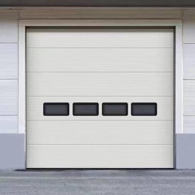 China 40 mm geïsoleerde garagedeuren: sterk, ruimtebesparend en energiezuinig Te koop
