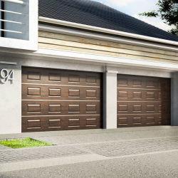 Chine Customized Smart Electric Garage Door Modern Villa Sectional Aluminum Garage Door à vendre