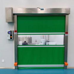 China Factory Direct Sale Commercial Fast Roller Shutter Industrial Roll Up Automatic PVC High Speed Doors for sale