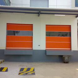 China Interior Exterior Door Aluminum Alloy PVC Roll-Up High Speed Door for sale