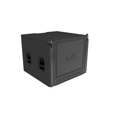 China VA 900W 18 pulgadas Bajo Reflex Subwoofer Box Alimentado Negro pintura de poliurea en venta