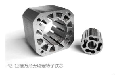 China Núcleo BLDC do estator e do rotor de fã do teto para o material industrial do aço do controle à venda