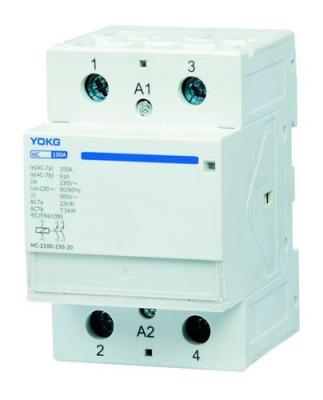 China High Performance Household Contactor with 100A Rated Current for 50/60Hz Frequency à venda