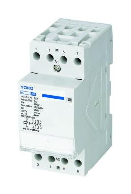 China AC1 AC-7a Household AC Contactor Din Rail 40 Amp 4 Pole Contactor 230V for sale