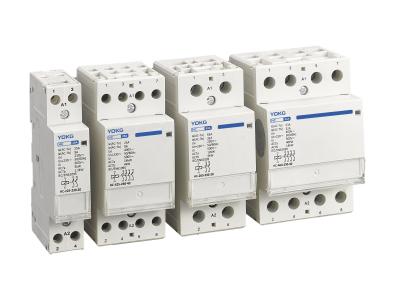 China 110V Modular Contactor 1 Pole With NO NC Household Contactor 2P 230V for sale