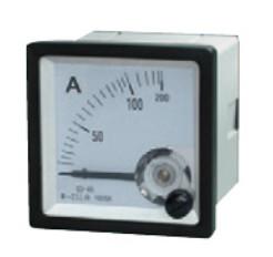 China AC Ammeter Panel Meter 0.5 - 60A Moving Iron Type Analog Meter for sale