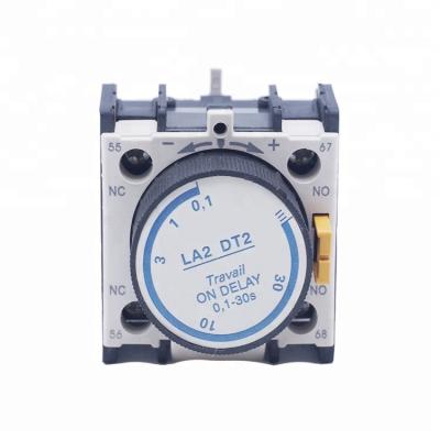 China Time Delay Auxiliary LA2-D Contact Blocks For Electric AC Contactor for sale