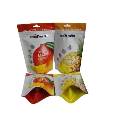 China Digital print cheaper price packaging dried food ziplock pouch foil plastic full color snack zipper bag with window for sale