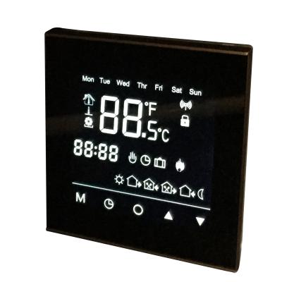 China CE Standard Wifi Touch Screen Thermostat For Residential Buildings for sale