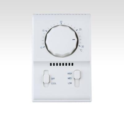 China Room Control Heating Air Conditioning Thermostats Flush / Wall Mounted Type for sale
