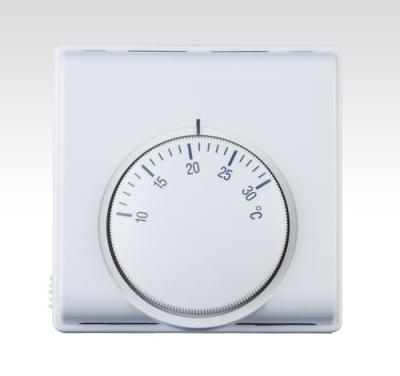 中国 Mechanical Style Heated Floor Thermostat Flush / Wall Mounted 84*84*39mm 販売のため