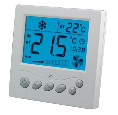Китай Профессиональный термостат катушки охлаждающего вентилятора с белым большим дисплеем ЛКД продается