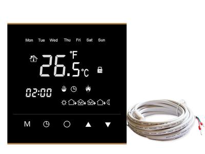 Chine Période sans fil AC230V programmable du thermostat 6 de chauffage de ménage à vendre