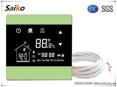 China Programmable Heating Thermostat For Floor Heating , CE Approval for sale