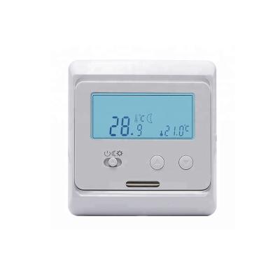 China 2W Water Radiant Underfloor Heating Thermostat For Room Temperature Control for sale