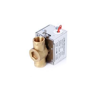 China 3/4 Inch Flare Connection Motorized Zone Valve 220VAC/24VAC For Chilled Water for sale