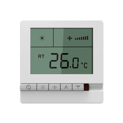 Chine Thermostat sans fil de pièce de bobine de fan de grande précision avec l'élément de détection de NTC à vendre