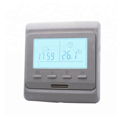 China Controlador de temperatura caloroso do termostato do assoalho do branco 86*90*43mm para o sistema de aquecimento morno do assoalho e da água à venda