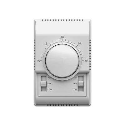 China Termostato mecânico branco da sala do termostato/Honeywell da sala da bobina do fã à venda