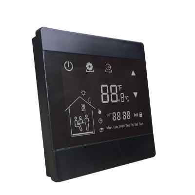 China Programmable Underfloor Heating Thermostat With Wall Mounted Installation for sale