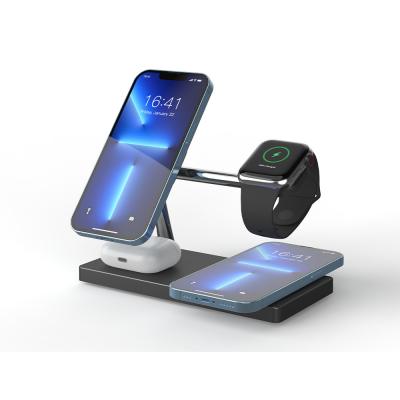 China 7 In 1 All In One Wireless Charger Stand Up Phone Charger Holder For Phone for sale