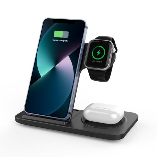 Quality 3-In-1 Folding Wireless Charger: Efficient Charging, Multi-Functional, Easy To for sale