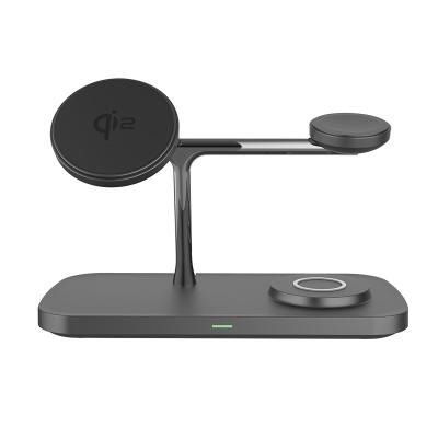 Китай All-In-One QI Fast Magnetic Wireless Charger For Phone IPhone12/13/14/15 Mobilephones IWatch SWatch TYPE-C продается